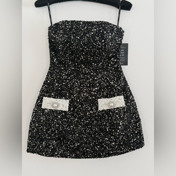 Retrofete Merit Sequined Mini Dress Size XS $898 - Picture 6 of 16